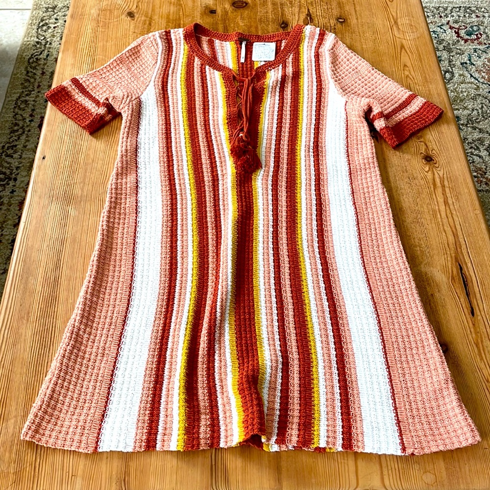 🌿Free People Coral Cora Dress